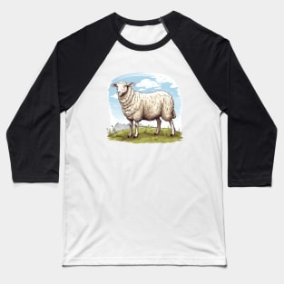 White Sheep Baseball T-Shirt